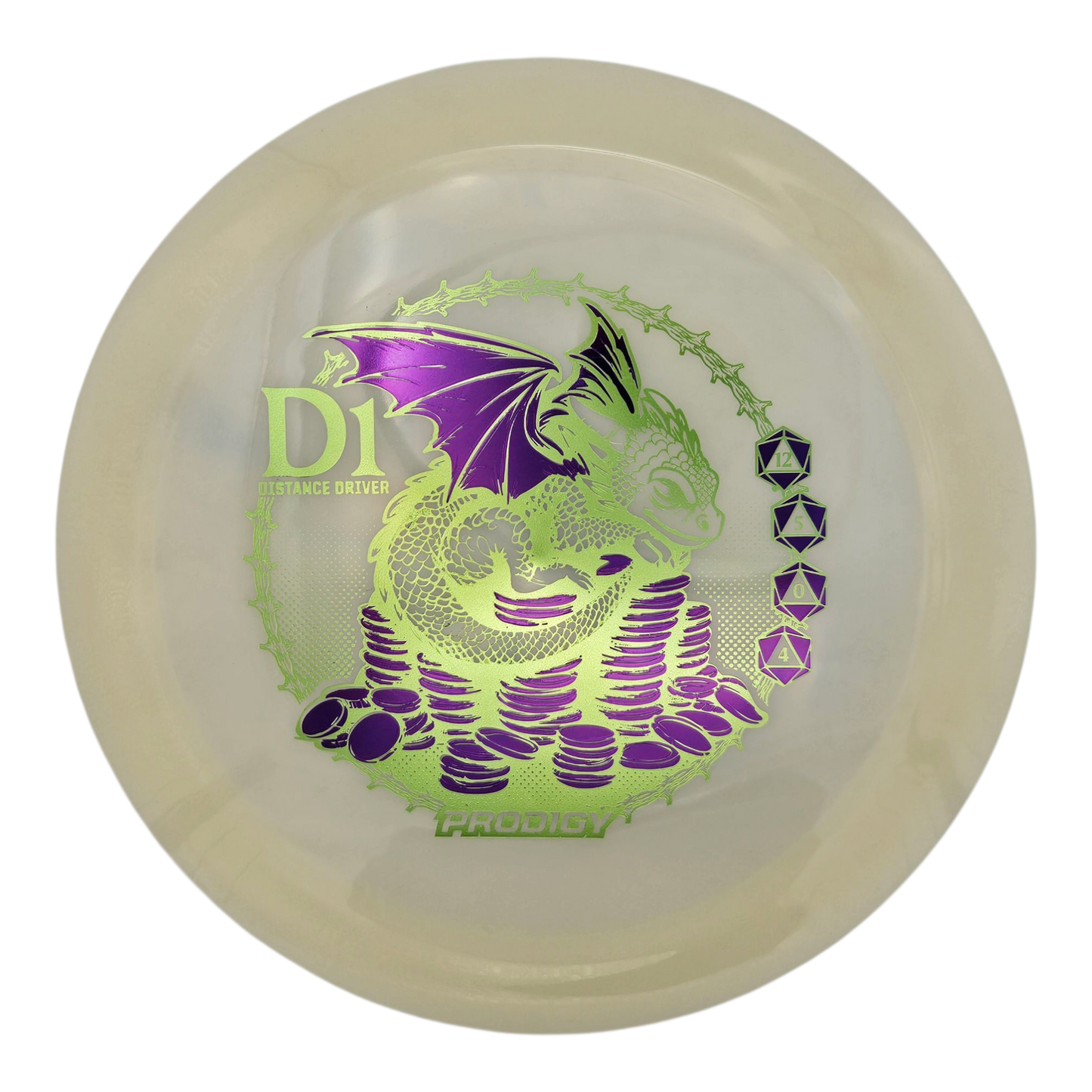 Prodigy D1 Glow Plastic Dragon's Hoard Stamp