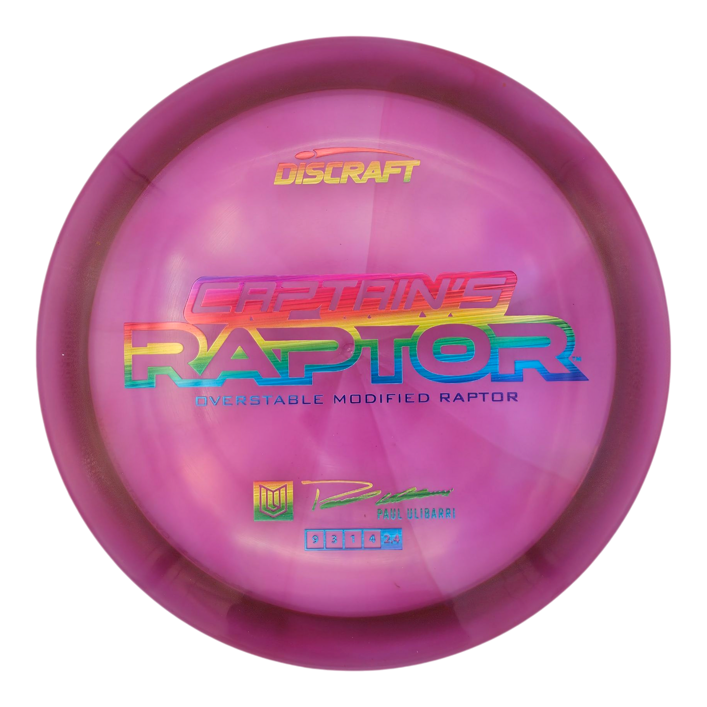 Discraft Paul Ulibarri 2025 Z Swirl Captain’s Raptor