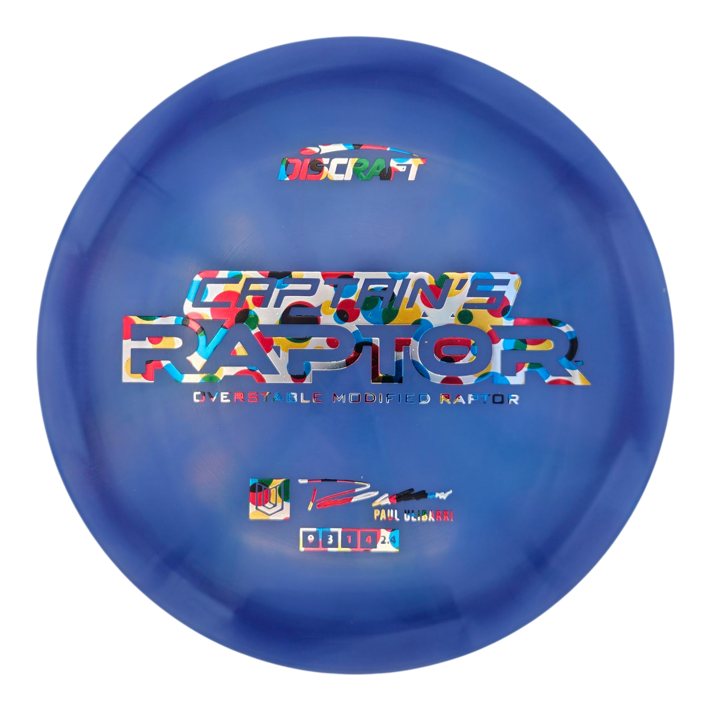 Discraft Paul Ulibarri 2025 Z Swirl Captain’s Raptor