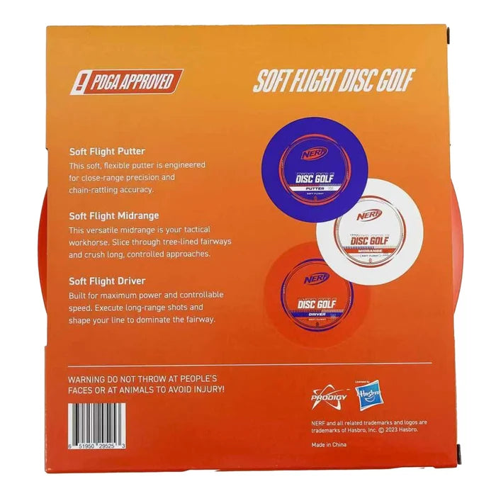 NERF Soft Flight - 3 Disc Set