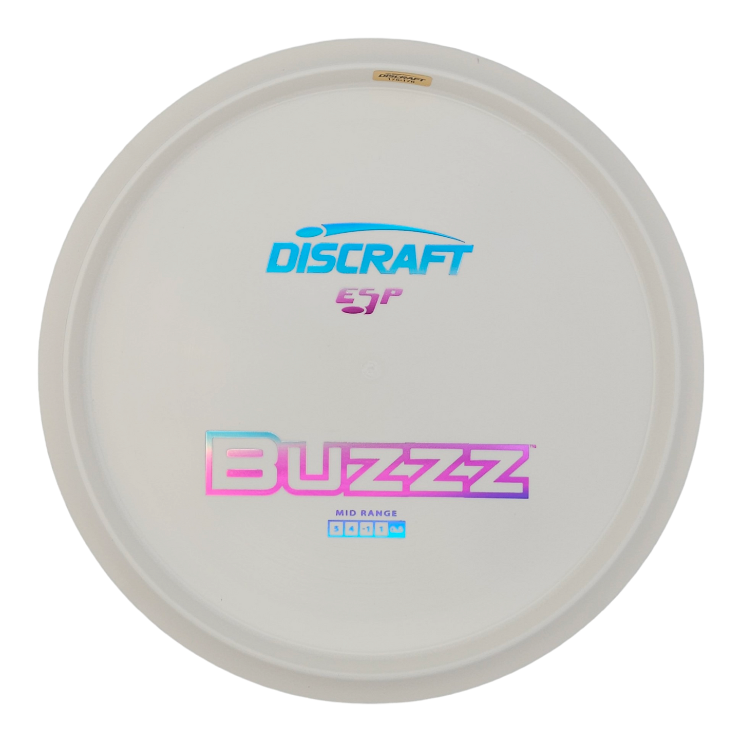 Discraft White ESP Buzzz Bottom Stamp