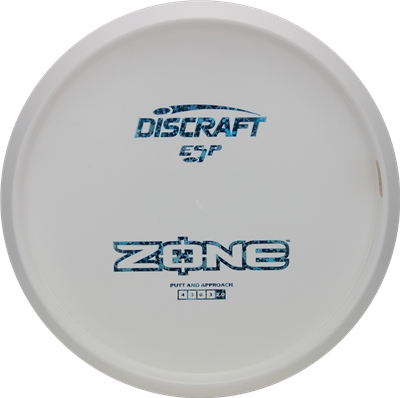 Discraft White ESP Zone Bottom Stamp