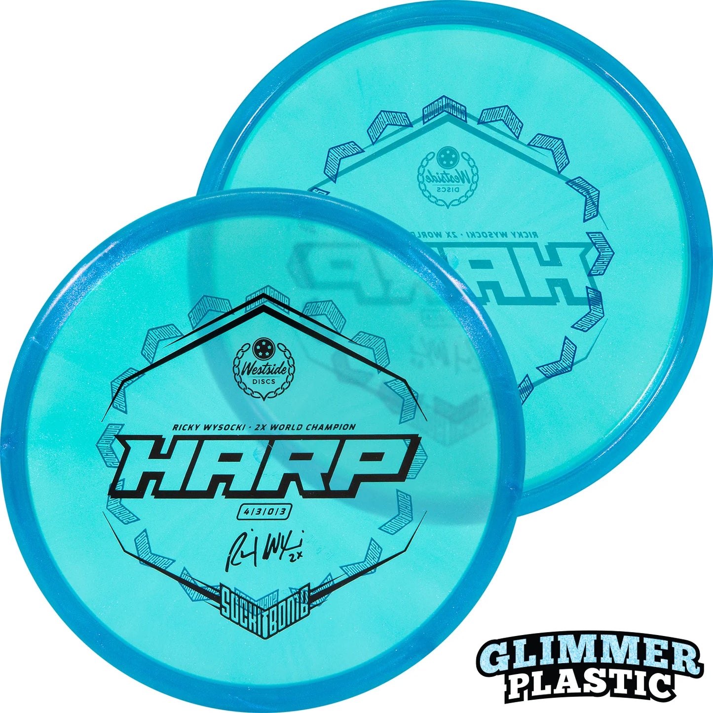 WSD VIP-Ice Glimmer Harp Ricky Wysocki Bottom Stamp