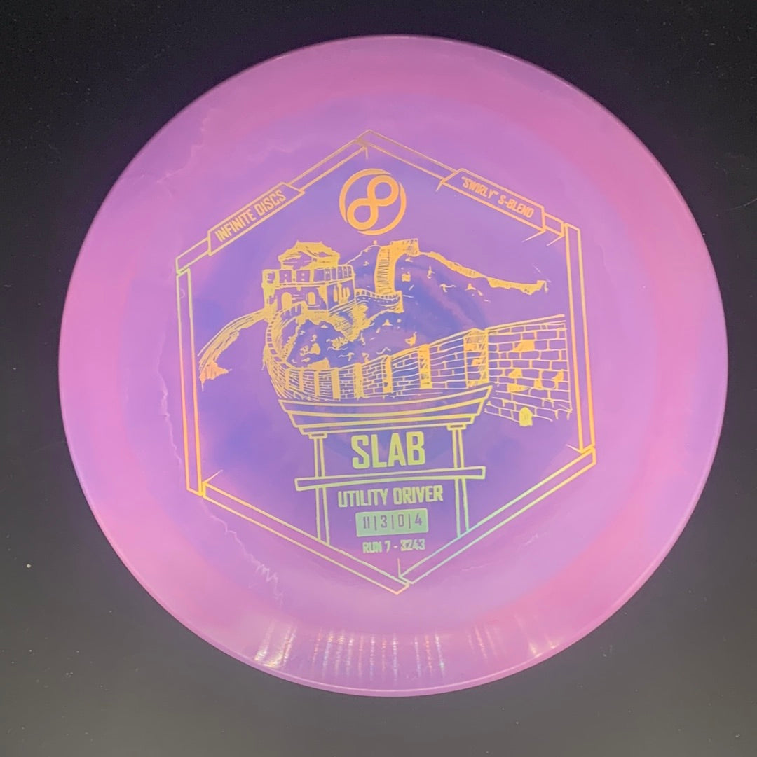 Infinite Discs Swirly S-Blend Slab