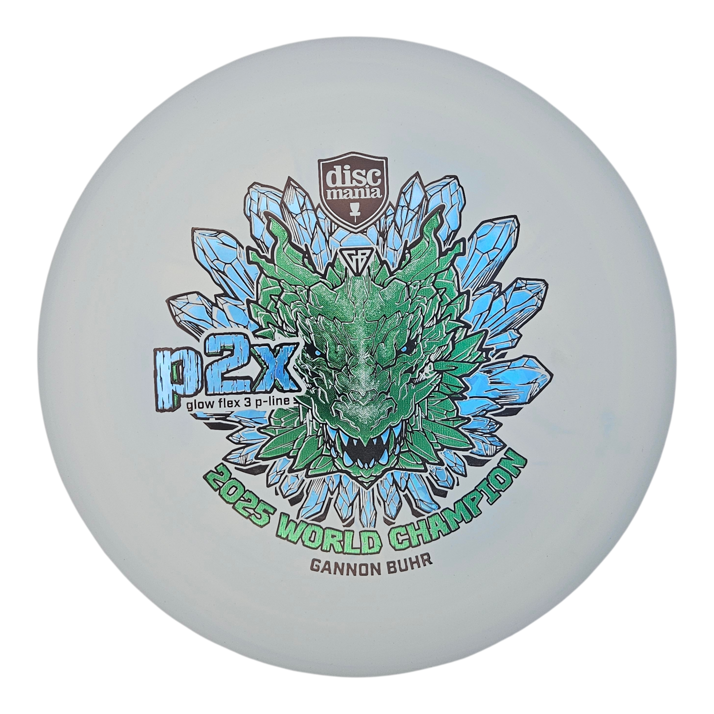Discmania Glow P-Line P2x (Flex 3)- Gannon Buhr 2025 World Champion