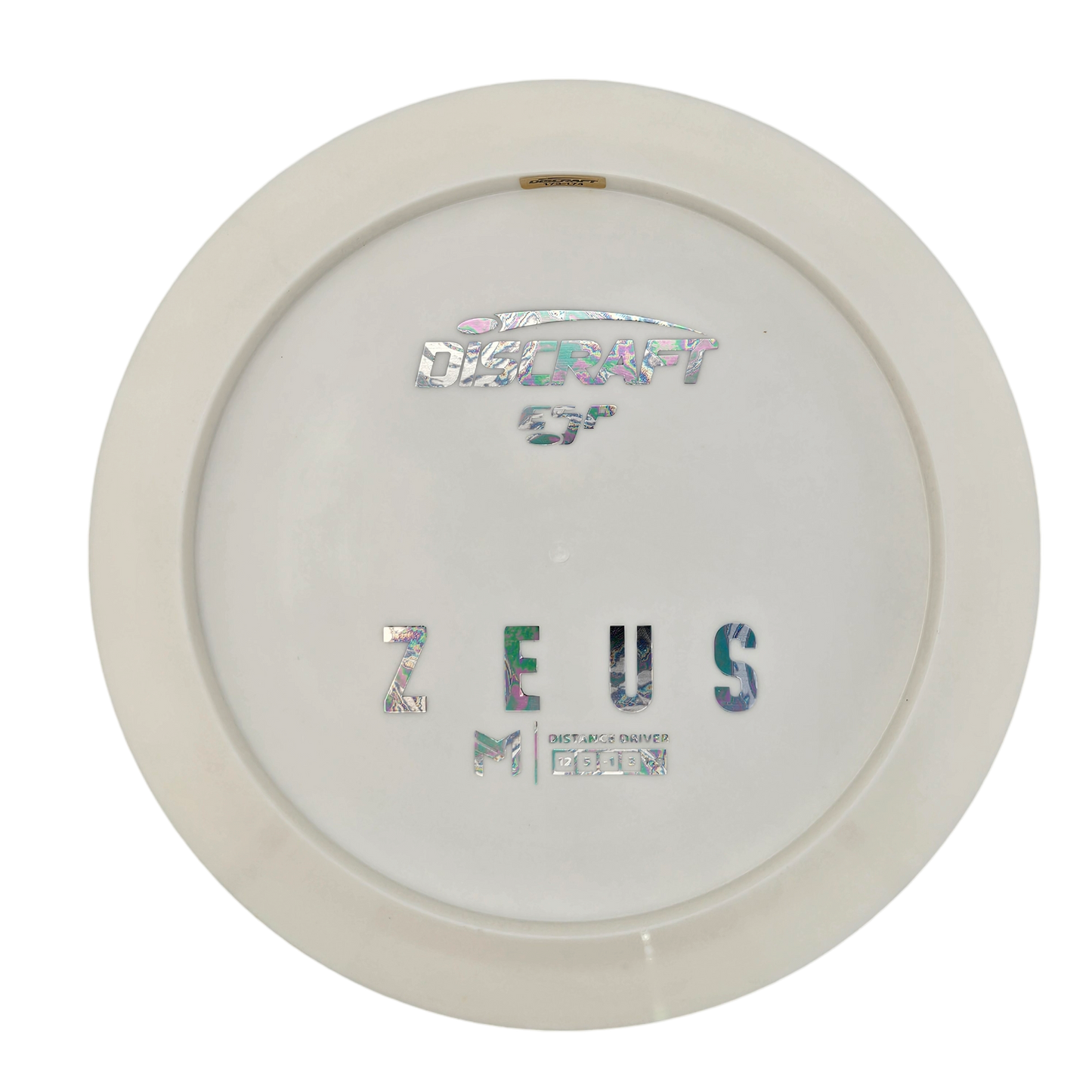 Discraft White ESP Zeus Bottom Stamp