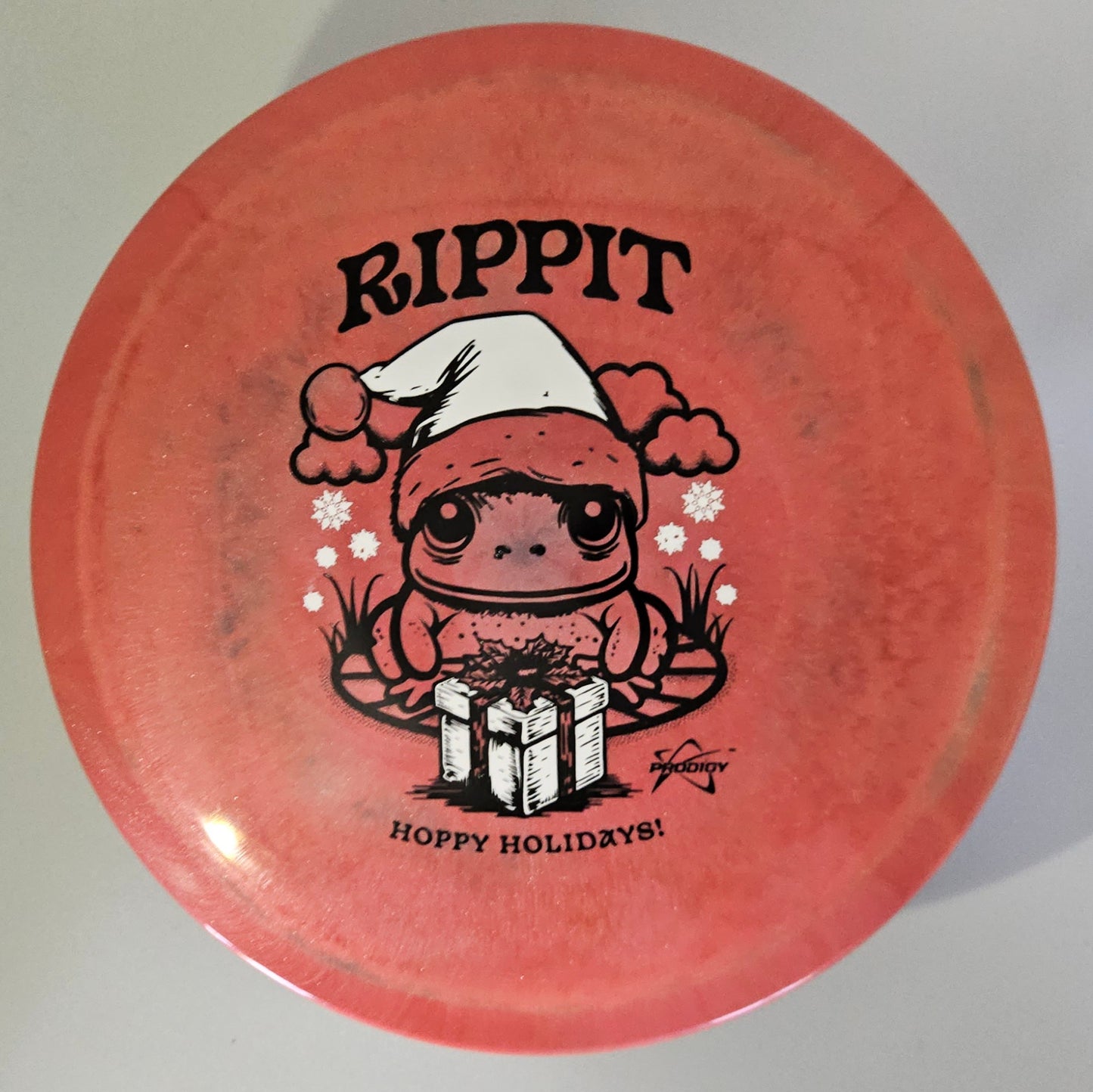 Prodigy F7 500 Spectrum Glimmer Plastic - Rippit "Hoppy Holidays" Stamp