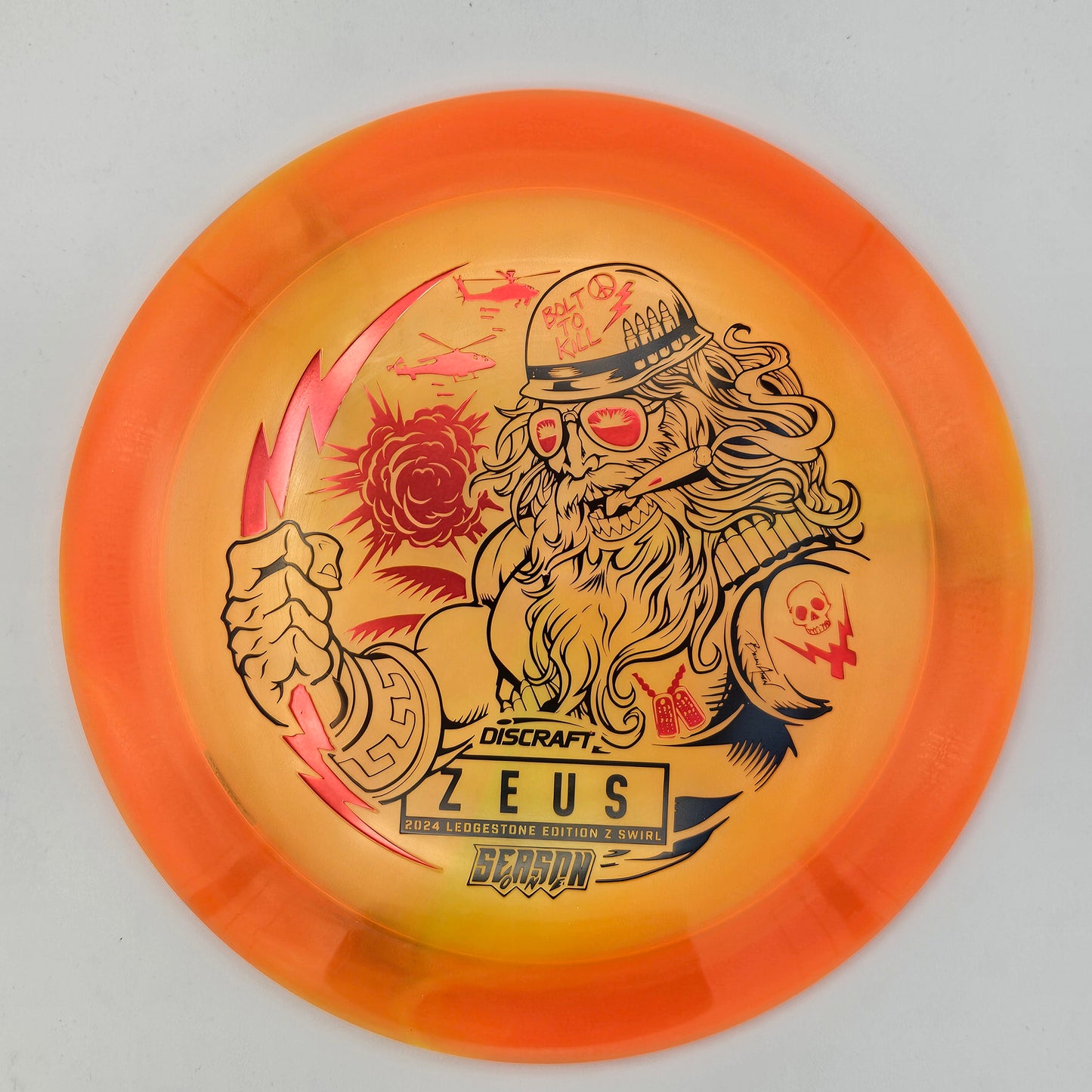 Discraft Ledgestone Paul McBeth Z Swirl Zeus