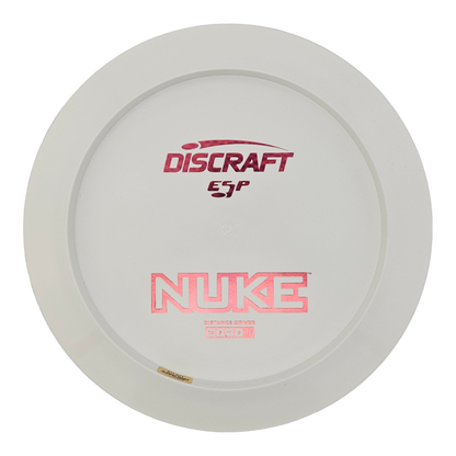 Discraft White ESP Nuke Bottom Stamp