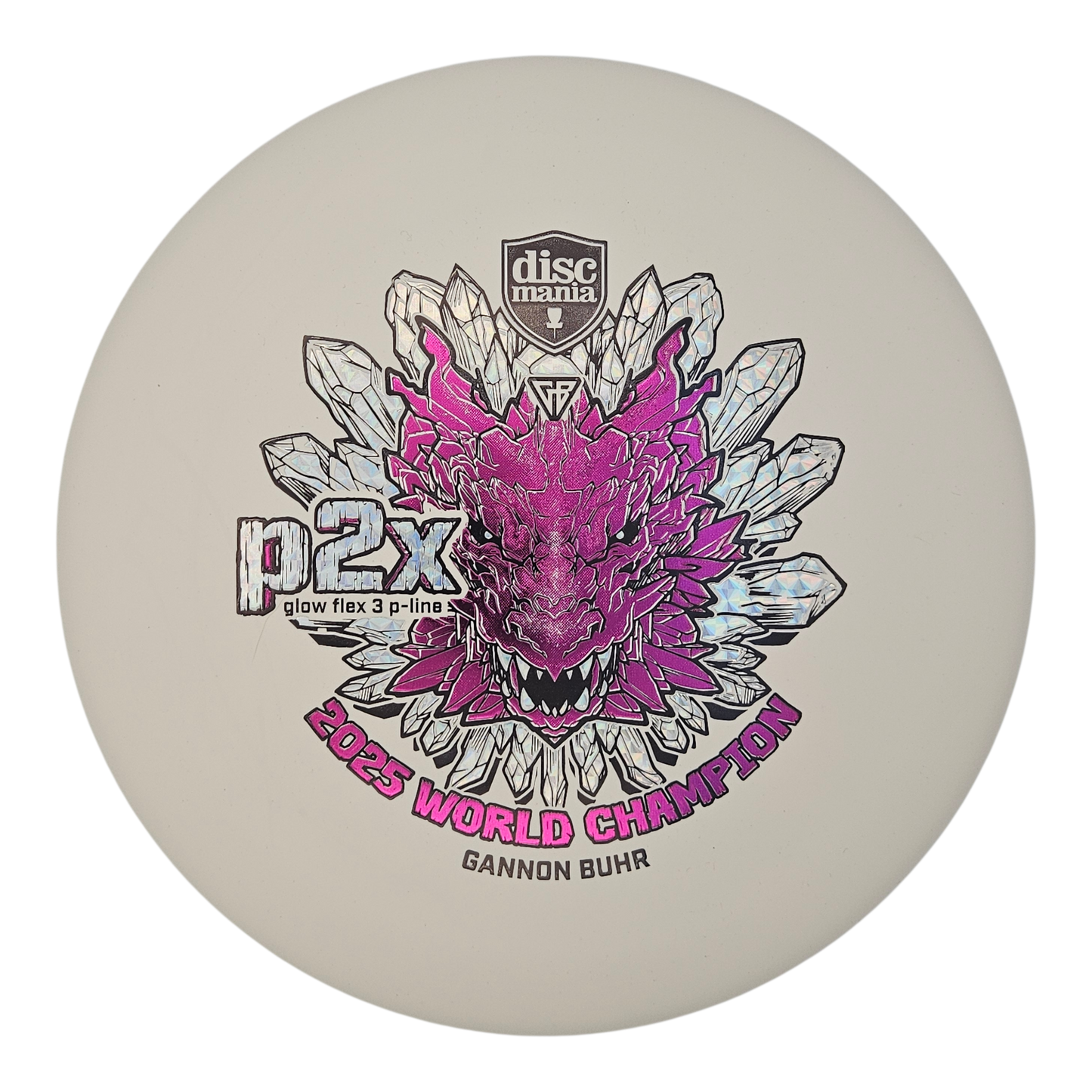 Discmania Glow P-Line P2x (Flex 3)- Gannon Buhr 2025 World Champion